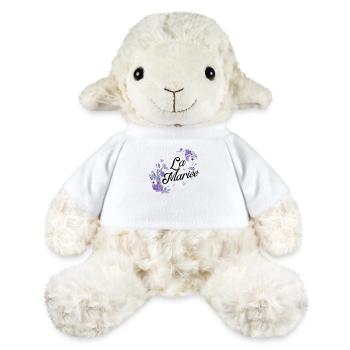 The Purple Floral Bride - MiniFeet® Sheep Annika - white - Front