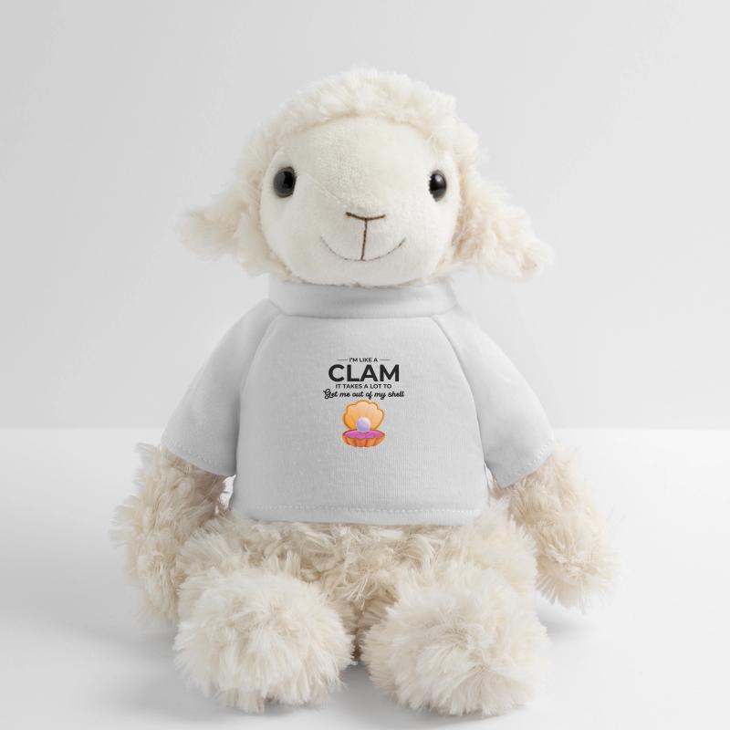 Clam Shell Seashells Collector Beachcomber Beach MiniFeet® Sheep Annika