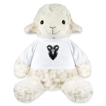 Tattoo black metal goat - MiniFeet® Sheep Annika - white - Front