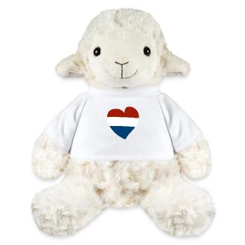 Pays-Bas Cœur - Mouton en peluche Annika MiniFeet® - blanc - Devant