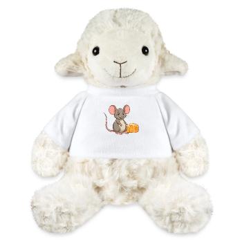 Souris - Mouton en peluche Annika MiniFeet® - blanc - Devant
