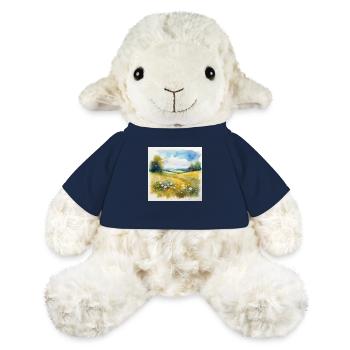 Serene Countryside Landscape with Wildflowers - MiniFeet® Sheep Annika - french navy - Front
