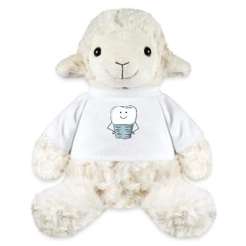 Couronne implantaire - Mouton en peluche Annika MiniFeet® - blanc - Devant