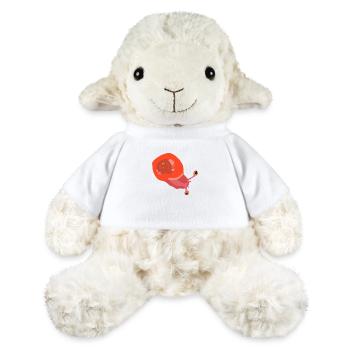 Zinzin d’escargot - Mouton en peluche Annika MiniFeet® - blanc - Devant