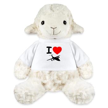 Avion - Mouton en peluche Annika MiniFeet® - blanc - Devant