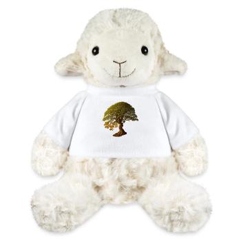 Baum Laubbaum in warmen Farbtönen - MiniFeet® Schaf Annika - Weiß - Vorne