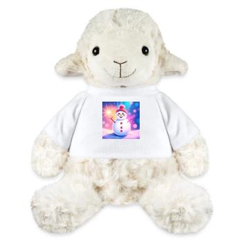 süßer Schneemann - MiniFeet® Schaf Annika - Weiß - Vorne
