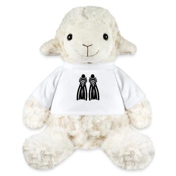 Taucherzubehör Gerätetaucher Flossen - MiniFeet® Schaf Annika - Weiß - Vorne