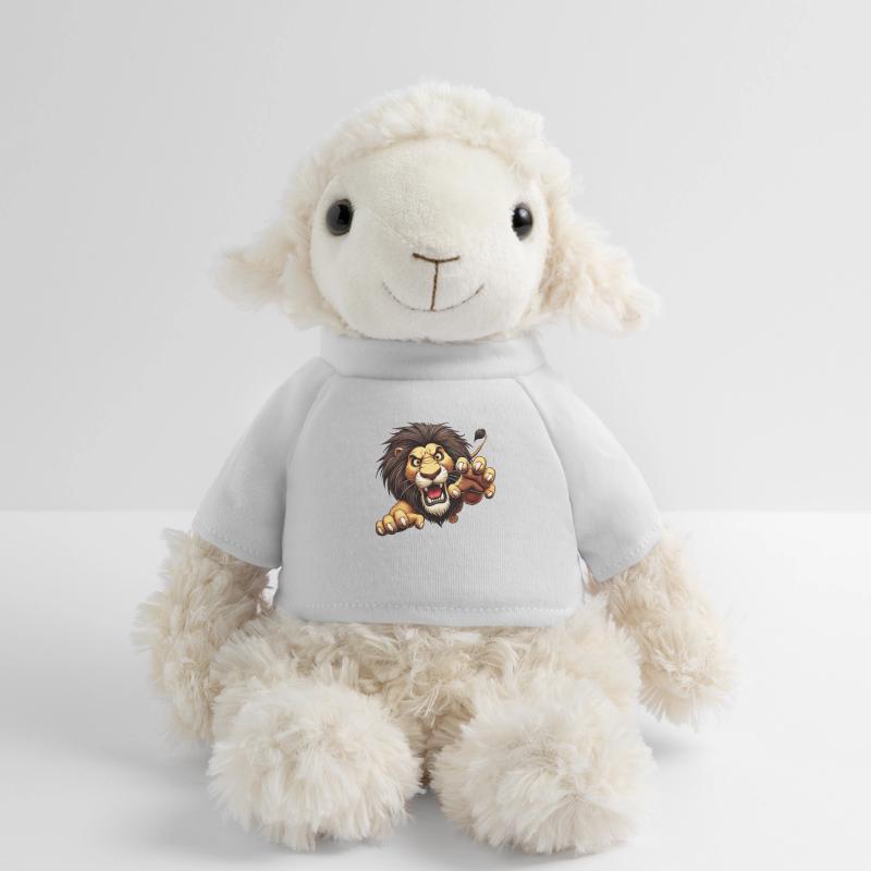 Leo attacks MiniFeet® Sheep Annika