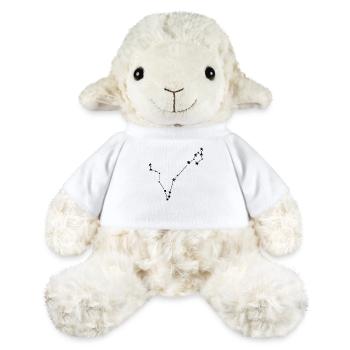 Signe du zodiaque Poissons - Mouton en peluche Annika MiniFeet® - blanc - Devant