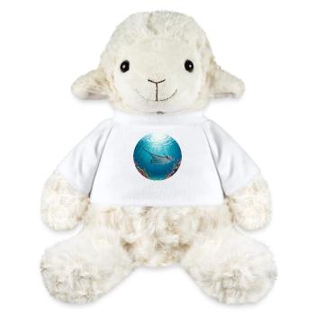 Raie manta au soleil - Mouton en peluche Annika MiniFeet® - blanc - Devant