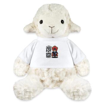 Je ne suis qu’un chat dans un costume humain - Mouton en peluche Annika MiniFeet® - blanc - Devant