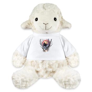 Renard à la chasse - Mouton en peluche Annika MiniFeet® - blanc - Devant