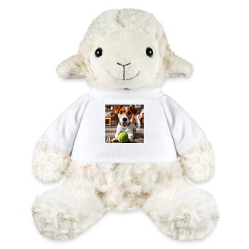 Luke joue le ballon pour changer - Mouton en peluche Annika MiniFeet® - blanc - Devant