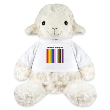 Inklusiver Safe Space LGBTQ Pride - MiniFeet® Schaf Annika - Weiß - Vorne