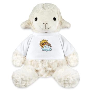 Sonja et Sören Wolkenfreund - Mouton en peluche Annika MiniFeet® - blanc - Devant