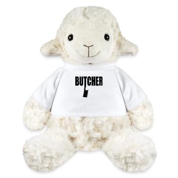 Fleischer Metzger Schlachter - MiniFeet® Schaf Annika - Weiß - Vorne
