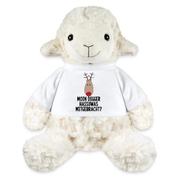 drôle de noël - Mouton en peluche Annika MiniFeet® - blanc - Devant