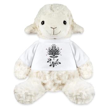 Pan, Cernunnos celtiques, Homme vert, Art païen. - Mouton en peluche Annika MiniFeet® - blanc - Devant