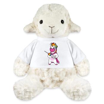 Vaccinated Unicorn Immunicorn - MiniFeet® Sheep Annika - white - Front