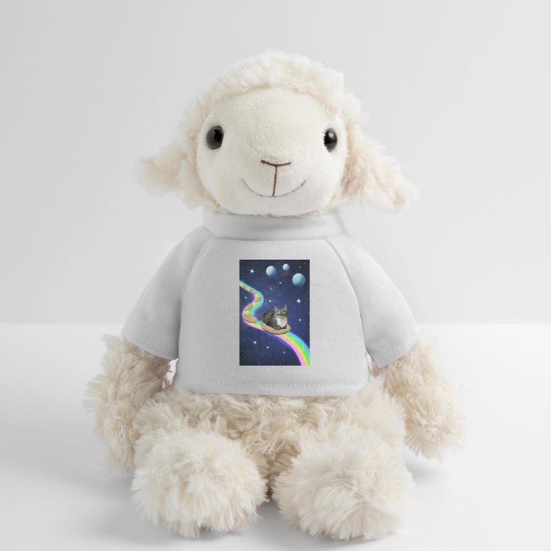 Chat mignon dans l’espace Mouton en peluche Annika MiniFeet®