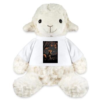 Écureuil Animal animal forestier - Mouton en peluche Annika MiniFeet® - blanc - Devant