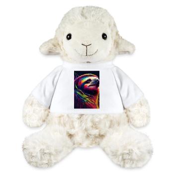 Paresseux paresseux Sommeil paresseux Animal coloré paresseux - Mouton en peluche Annika MiniFeet® - blanc - Devant