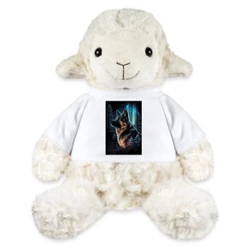 Berger Allemand Malinois Animal - Mouton en peluche Annika MiniFeet® - blanc - Devant