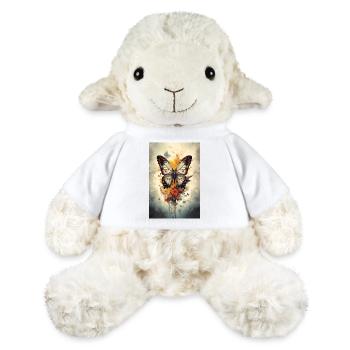 Papillon Monarque Papillon Papillons colorés - Mouton en peluche Annika MiniFeet® - blanc - Devant
