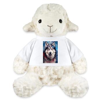 Couleur du chien husky sibérien - Mouton en peluche Annika MiniFeet® - blanc - Devant