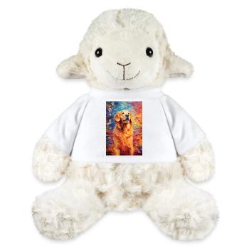 Golden Retriever Dog Colorful - MiniFeet® Sheep Annika - white - Front