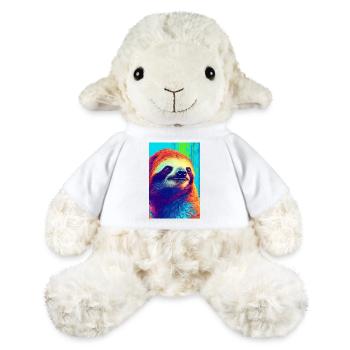 Sloth Sloths Sleeping Lazy Animal - MiniFeet® Sheep Annika - white - Front