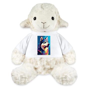 Animaux de chien husky sibérien - Mouton en peluche Annika MiniFeet® - blanc - Devant