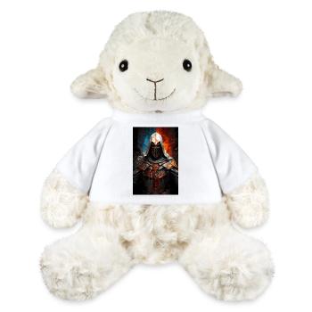 Deus Vult Kreuzritter Tempelritter Mittelalter - MiniFeet® Schaf Annika - Weiß - Vorne