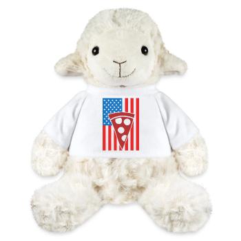 Pizza USA Flag - MiniFeet® Sheep Annika - white - Front