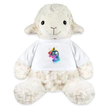 Orque dans Watercolor Wave - Mouton en peluche Annika MiniFeet® - blanc - Devant