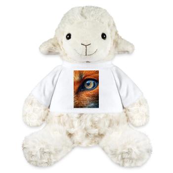 Fox Foxes Animal Eye - Mouton en peluche Annika MiniFeet® - blanc - Devant