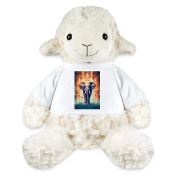 Elephant Animal Elephant Zoo Animal - MiniFeet® Sheep Annika - white - Front