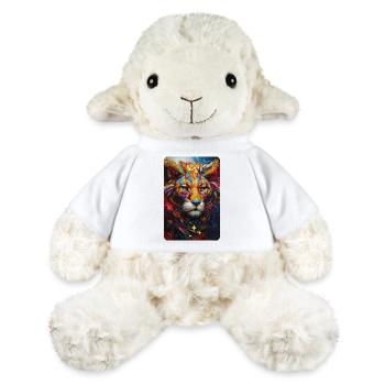 Lion Pop Art - Mouton en peluche Annika MiniFeet® - blanc - Devant