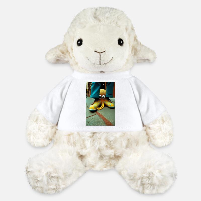 Anthropomorphic 03 - Mouton en peluche Annika MiniFeet® - blanc