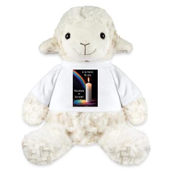 Une bougie pour tous les animaux de compagnie au paradis - Mouton en peluche Annika MiniFeet® - blanc - Devant