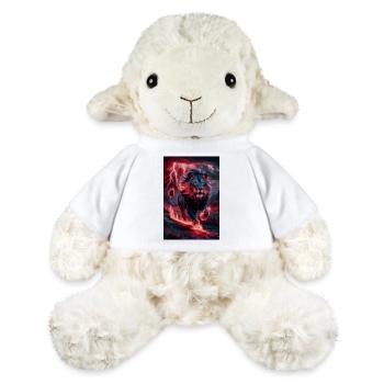Lion Lion Animal Afrique Feu - Mouton en peluche Annika MiniFeet® - blanc - Devant