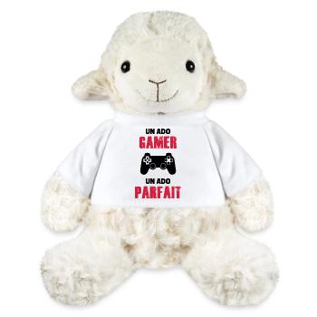 ado gamer / cadeau ado / adolescent / enfant - Mouton en peluche Annika MiniFeet® - blanc - Devant