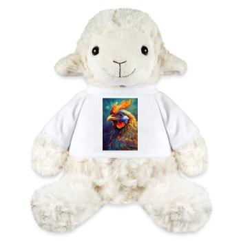 A Colorful Chicken Portrait 2 - MiniFeet® Sheep Annika - white - Front