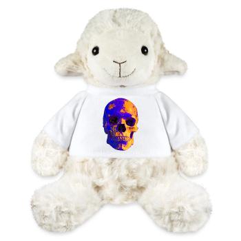 Colorful Skull - MiniFeet® Sheep Annika - white - Front