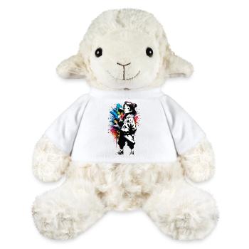 Street Art Fille 23247 - Mouton en peluche Annika MiniFeet® - blanc - Devant