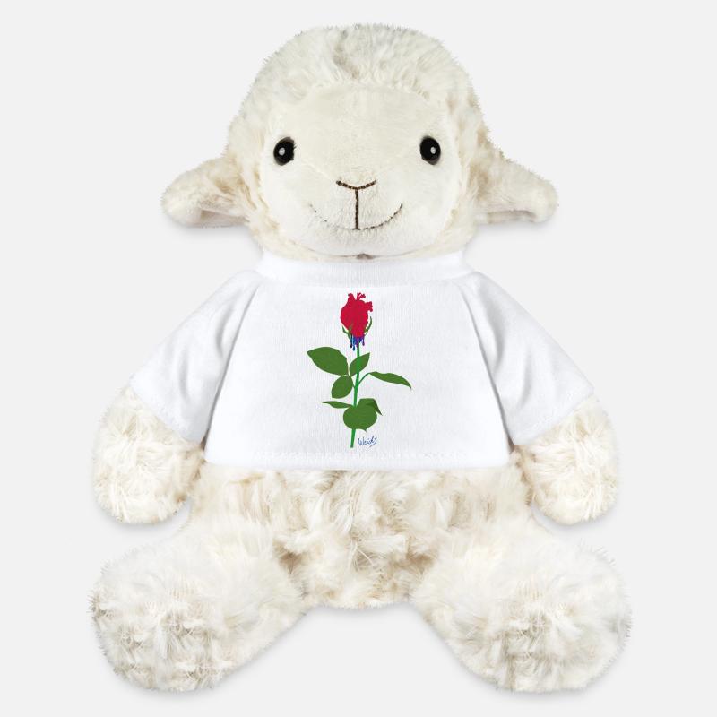 Herzrose - MiniFeet® Schaf Annika - Weiß