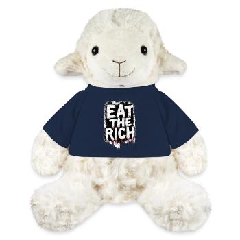 MANGEZ LES RICHES – Rebellion Wear - Mouton en peluche Annika MiniFeet® - bleu marine - Devant