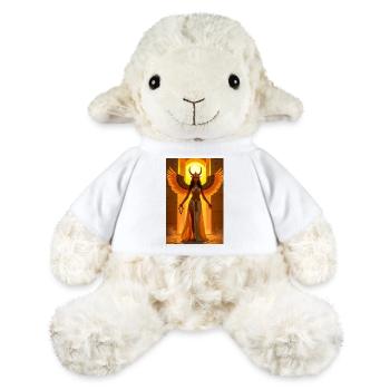 Isis, winged goddess with solar disk - MiniFeet® Sheep Annika - white - Front