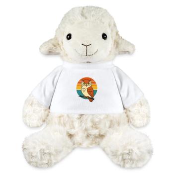 Wise Vibes – Retro Owl Magic - MiniFeet® Schaf Annika - Weiß - Vorne